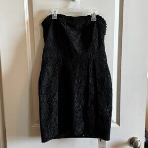 Alice + Olivia Lace Strapless Dress